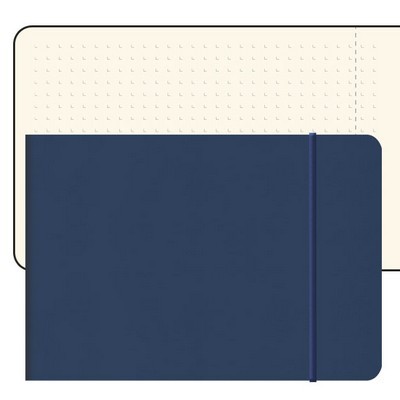 Переплетный материал Блокнот в уголок, с перфорацией, тон. City 14x10.5 см синий