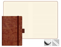 Записная книжка в линейку Freenote 10.5x16 см, тон. винная