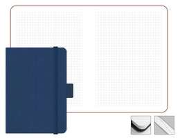 Записная книжка в линейку Freenote 20.5x27 см, тон. синяя