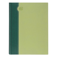 Недатированный ежедневник REPORT 5451 (650U) 145x205 мм темно-зеленый/светло-зеленый