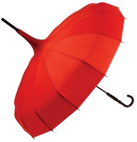 Зонт «Пагода», красный