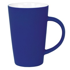Кружка Tioman с прорезиненным покрытием, синяя