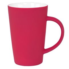 Кружка Tioman с прорезиненным покрытием, красный