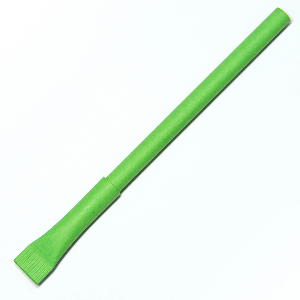 Ручка из бумаги, зеленая