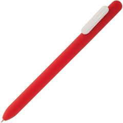 Ручка шариковая Slider, красная с белым