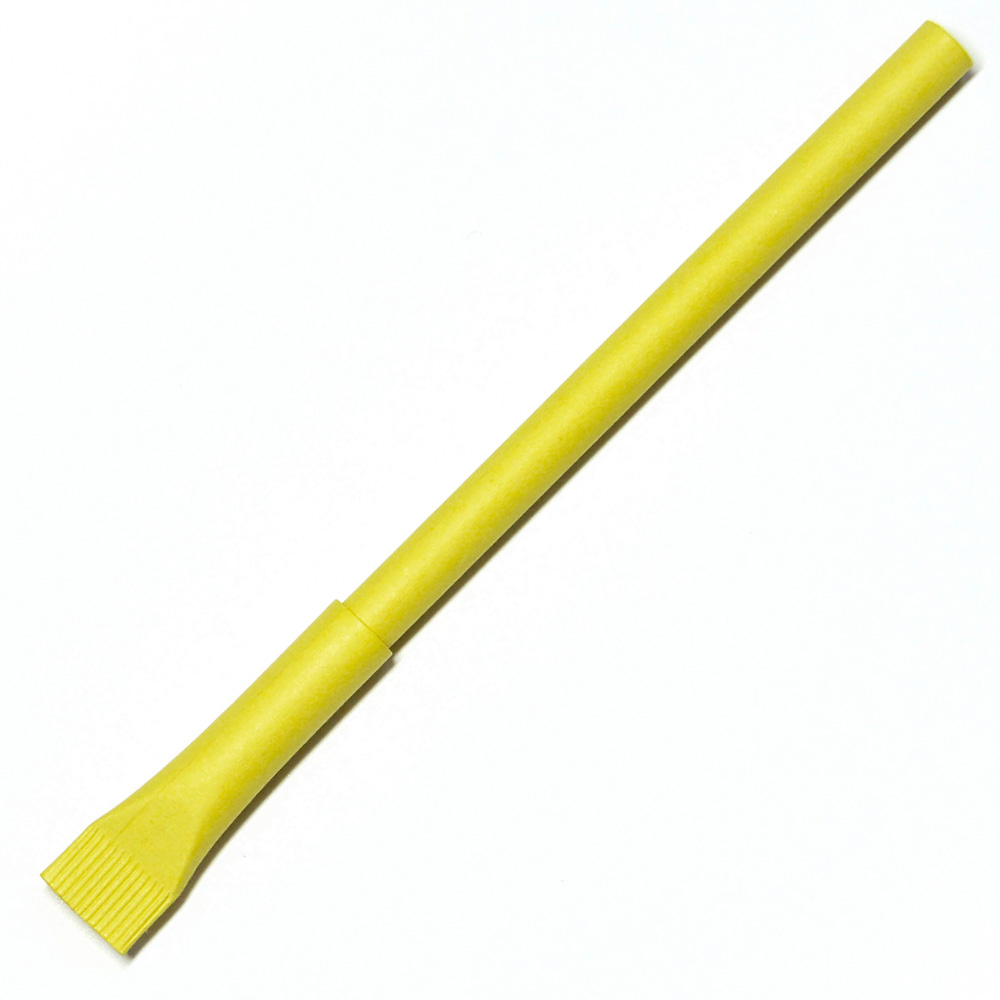 Ручка из бумаги, желтая