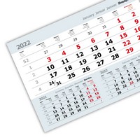 настольные календари «3 в одном» офсетные мини «3 в 1» (297*207) серый