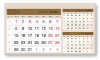 настольные календари «3 в одном» мелованные домики мини (95*170) золото